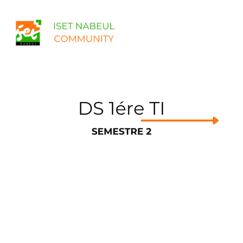 DS 1ére TI S2